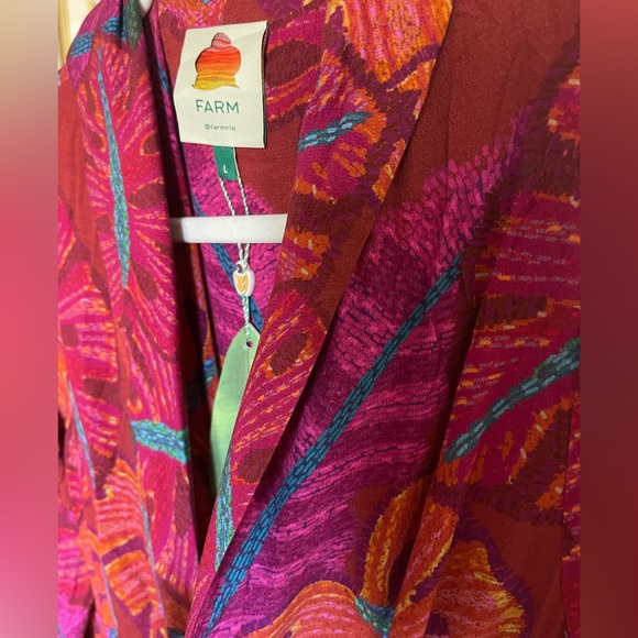 Farm Rio Delicate Leaves Maxi dress NWT - Picture 6 of 10